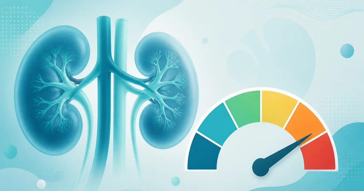 eGFR explained with CKD stages 1 through 5 chart and kidney function guide
