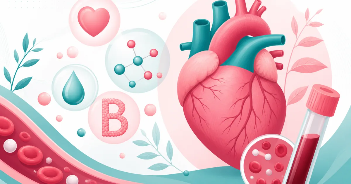 Homocysteine blood test high levels heart risk and B12 folate connection