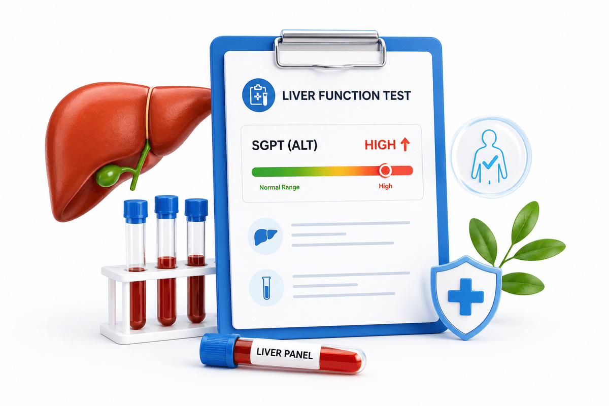 SGPT ALT liver enzyme high result explained with normal ranges and causes
